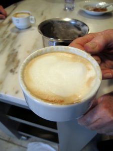 The perfect cappuccino!  A great way to start the day!