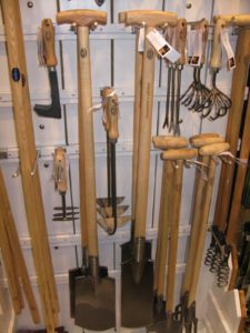 This is an amzing display of DeWit Tools, http://dewitt-tool.com/ which are Dutch-made and immediately caught my attention.  They were offered by Tierra-Derco International, LLC http://tierraderco.com/ from Jasper, Indiana.