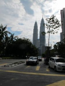 The skyline of Kuala Lumpur is graced by the regal Petronas Twin Towers.