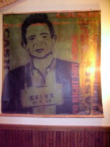 An old Johnny Cash poster