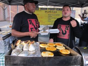 Cesar Fuentes of Red Hook Food Vendors told us all about pupusas.