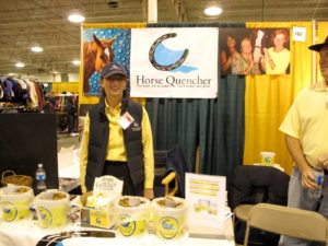 Horse Quencher is a product that encourages horses to drink more water.