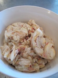 Food always tastes great at Skylands.  This is a bowl of impeccably fresh lump crabmeat.