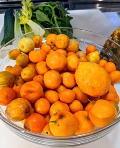 Here is a bowl of citrus - picked from my greenhouse.
