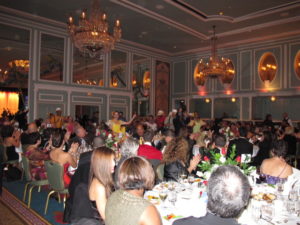 This is in the ornate Trianon Ballroom at The New York Hilton