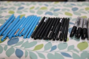 My favorite Le Pens for book signings - Sharpies for signing Martha Stewart Clean products