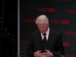 Bill Clinton spoke about the importance of harmony in government and getting work done.
