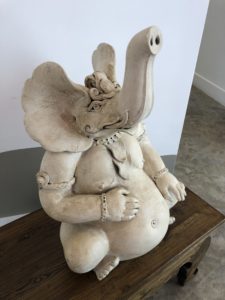 Another stop was the Faena Bazaar in Miami Beach. The Faena Bazaar is housed in the old Atlantic Hotel and features four floors filled with galleries of curated goods. We spotted this whimsical elephant at the entryway. https://www.faena.com/