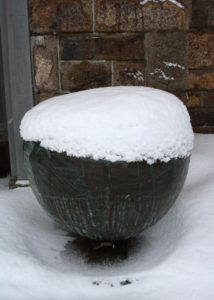 Another urn outside the front door