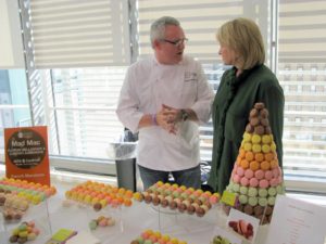 Florian Bellanger of Mad Mac brought a colorful display of fabulous French Macarons.  www.madmacnyc.com