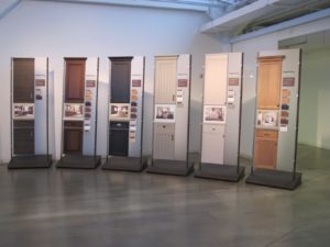 Six of eleven cabinet designs