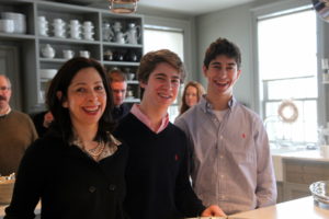 Lisa Wagner with her sons Alexander and Ethan