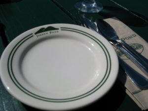 I love this classic, heavy duty restaurant ware made especially for Jordan Pond.