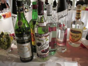 Stolichnaya generously donated vodka for cocktails - Stoli Wild Cherri, Stoli White Pomegranik, and elit by Stolichnaya.