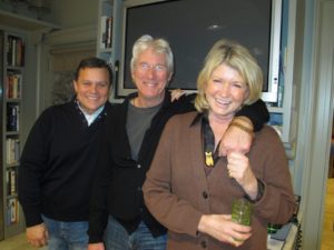 Here I am with Russell Hernandez and Richard Gere - they are partners in the lovely Bedford Post Inn.