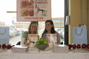 Kristin Courtien and Hollen Spatz from our Consumer Marketing group, came out to sell subscriptions to Whole Living magazine.