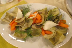 For dipping, fiber-rich artichokes, thinly sliced carrots, and fennel bulb sections are the perfect and healthy alternative to chips.