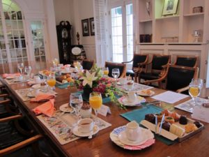 Breakfast was served in H. Jerome Berns Boardroom.