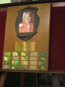 My name will be added to the Master of the Aesthetics of Gastronomy Award plaque, which is on display in the CIA main hallway.