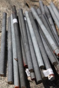 These are long steel dowels used for joining purposes.