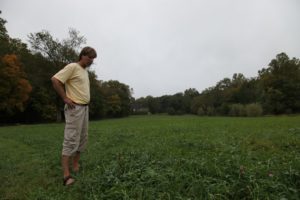 Paul was impressed with the quality of the pasture mix.