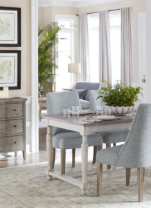 This dining room features pieces that are great for everyday use or for special occasions.
