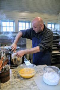 Meanwhile, inside my Flower Room kitchen, my friend, Chef Pierre Schaedelin from PS Tailored Events, is busy preparing our delicious meal. http://pstailoredevents.com
