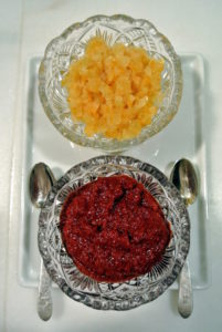 Preserved lemon and harissa were also on hand for the couscous.