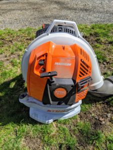 We’ve been using STIHL’s backpack blowers for years here at my farm. These blowers are powerful and fuel-efficient. The gasoline-powered engines provide enough rugged power to tackle heavy debris while delivering much lower emissions.