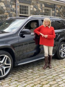 Here I am before the broadcast with my Mercedes-Benz GLS550. It’s such a great car. And, although it isn't getting much use these days, it's very comfortable to ride especially during my long one-hour commutes into New York City.