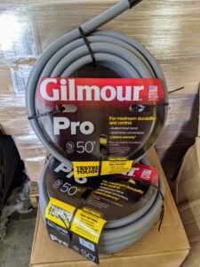 Gilmour has a very durable collection of gardening supplies – these are always put to great use in the gardens and wherever thorough watering is needed. The Gilmour 50-foot Flexogen hose is a heavy-duty eight-ply garden hose with a polished surface that resists abrasions, stains, and mildew. I have these hoses all over the farm and at my other homes in East Hampton and Maine.