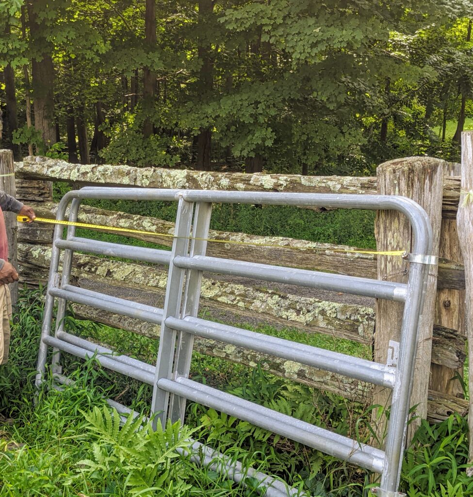 Replacing a Paddock Gate at the Farm - The Martha Stewart Blog