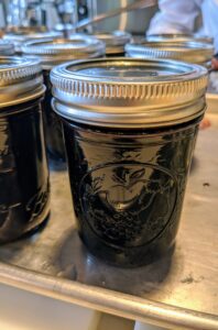 And guess what? 19 jars of delicious blueberry, red raspberry, and black raspberry jam. There is still more to make - I wonder if I'll be right again, we'll see.