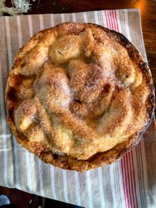 This apple pie was also made using one of my delectable apple pie recipes - cooked to golden perfection.