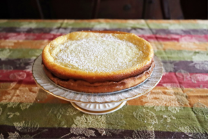 Our own Marquee designer, Claire Basile, sends sends great photos every year. This year, she shares her mother's annual dessert - my Italian Ricotta cheesecake. It is one of their favorites.