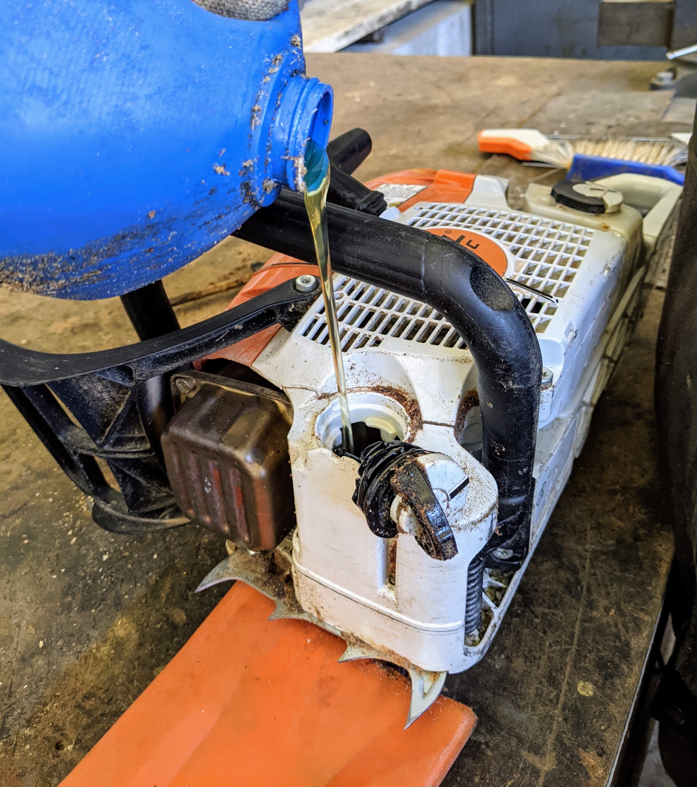 Maintaining Our STIHL Chainsaws - The Martha Stewart Blog