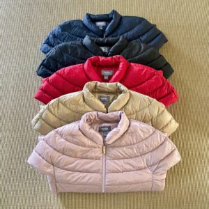 And, did you see this on my Instagram page @MarthaStewart48? We are well-stocked with my Martha Stewart Women’s Puffer Vest on Amazon – it’s so popular. I call it “the new sweater”. This cap sleeved vest has fleece lined pockets and hidden zippers. Plus, it’s ultra-lightweight construction makes it easy to pack away. Our new colors are pink and khaki, but we also have navy, black and ladybug red. Check them out.