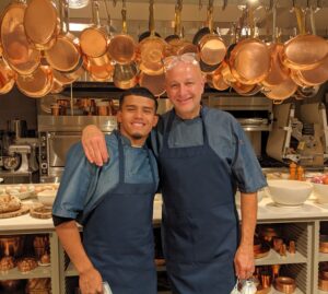 Chef Pierre and Moises stopped for a quick photo after dinner. It was so nice to gather with a few friends once again and share this wonderful meal.