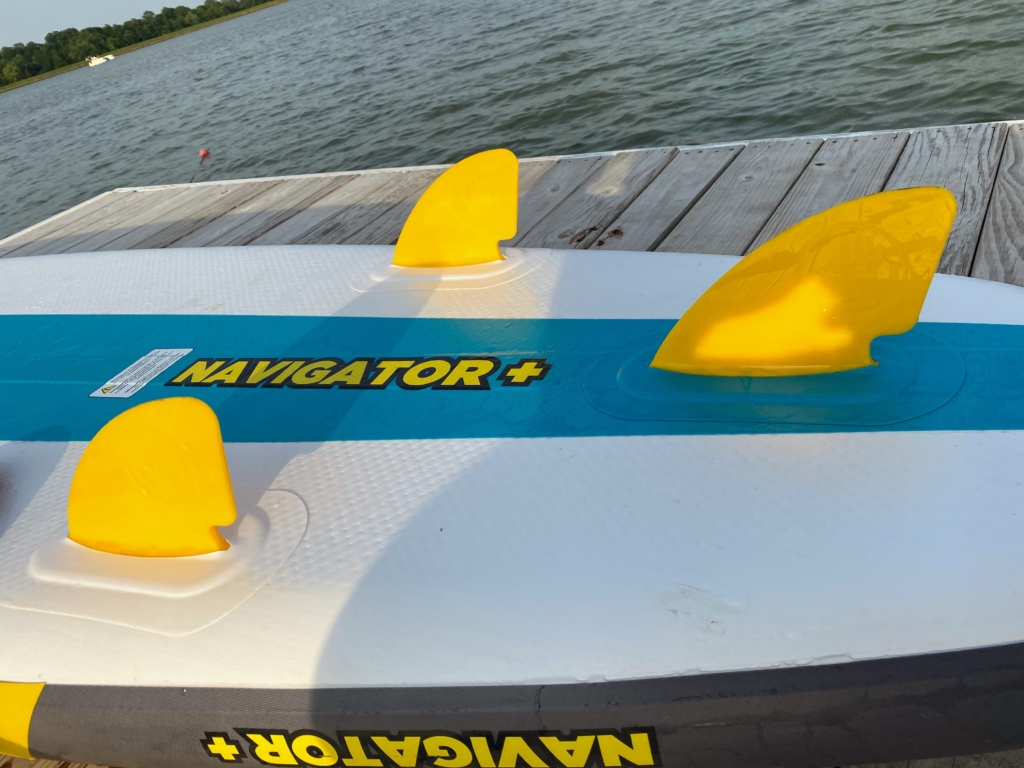 Paddle Boarding with a Navigator Plus Inflatable SUP from Body Glove