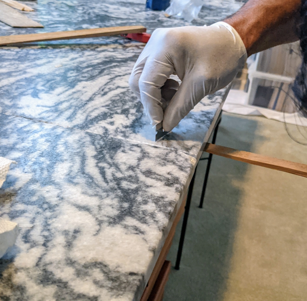 Repairing a Marble Table Top - The Martha Stewart Blog