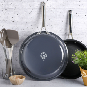 Cooking anything is better with my Lockton 10-inch Nonstick Aluminum Frying Pan. It is constructed from heavy-gauge aluminum with a riveted cast handle for a comfortable grip. Perfect for searing, sautéeing, and making easy-release pancakes, crepes, and eggs.