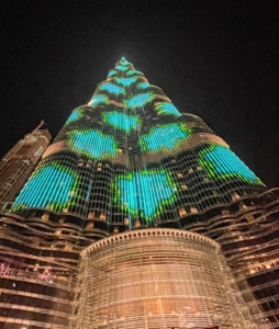 To create this light show is more simple than it looks - a media file plays on a laptop connected to a “main brain” server, which, through a network of fiber optics works with the LED lights to display a particular color. There are about 1.2 million lights for each image.