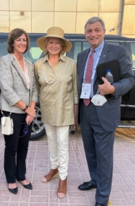 Here I am with Robyn Gatens, Director for the International Space Station, and Mark Kirasich, Deputy Associate Administrator for Advanced Exploration Systems at NASA Johnson Space Center.