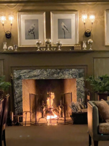 In my Brown Room, Kevin took a photo of this nice fire built to warm everyone on a cool, autumn evening. Follow Kevin on his Instagram page @seenbysharkey.
