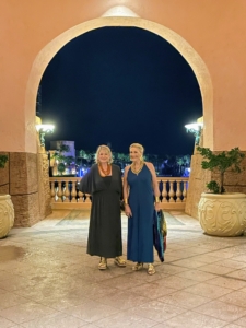 Here I am with Susan just before going to dinner at Nobu located at the Atlantis Paradise Island resort.