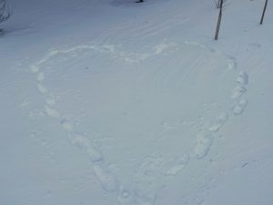 During a late afternoon tour of the property, one of the members of my security team made hearts in the snow - a little whimsy during a storm. Groundhog Day is a couple days away - that popular tradition derived from the Pennsylvania Dutch superstition that if a groundhog emerging from its burrow on this day sees its shadow, it will retreat to its den and winter will persist for six more weeks; if it does not see its shadow, spring will arrive early. What's your prediction for this season?