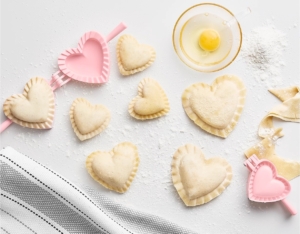 And what about these fun heart-shaped dough presses from Macy's? These are great for everything from homemade fruit hand pies to savory empanadas.