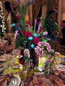 LaParis Phillips, Owner & Creative Director of Brooklyn Blooms INC. oversaw this colorful bouquet.