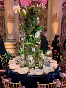 Another table scape arrangement is this one from Grace Fuller Design.