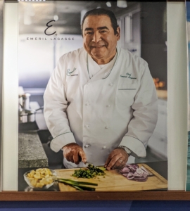 Among our other partners - my friend, Emeril Lagasse. Emeril is the chef and proprietor of 12 restaurants in New Orleans, Las Vegas, Pennsylvania, Florida, plus one at sea. He is also a national television personality and has hosted more than 2000 shows.